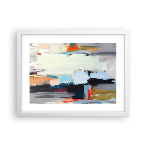 Poster in een witte lijst - Is er een methode? - 40x30 cm