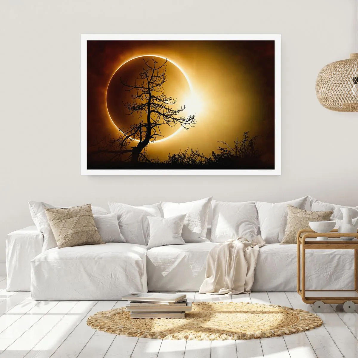 Poster - Totale zonsverduistering - 70x50 cm