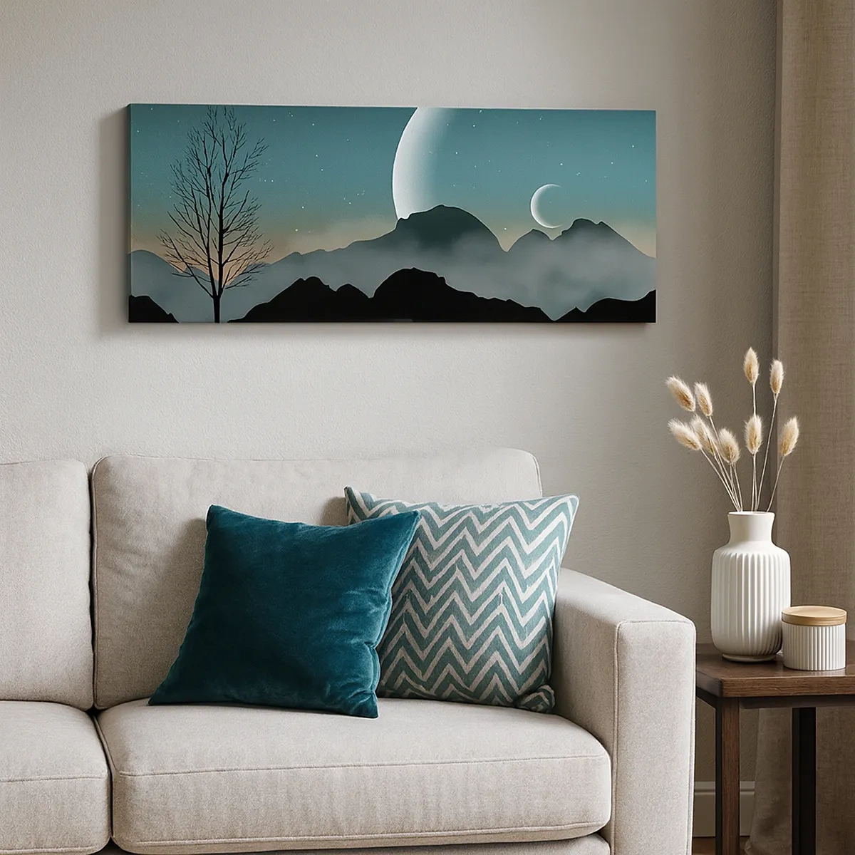 Schilderen op canvas - Carneval in Sterrennacht  - 30x30 cm