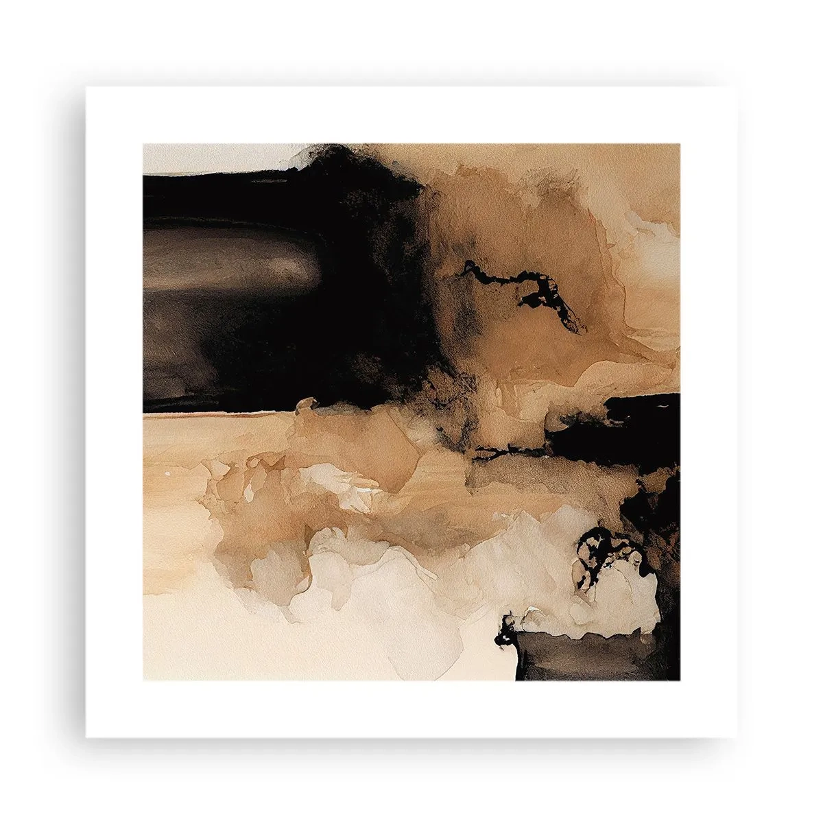 Poster - Intrigerende abstractie - 40x40 cm
