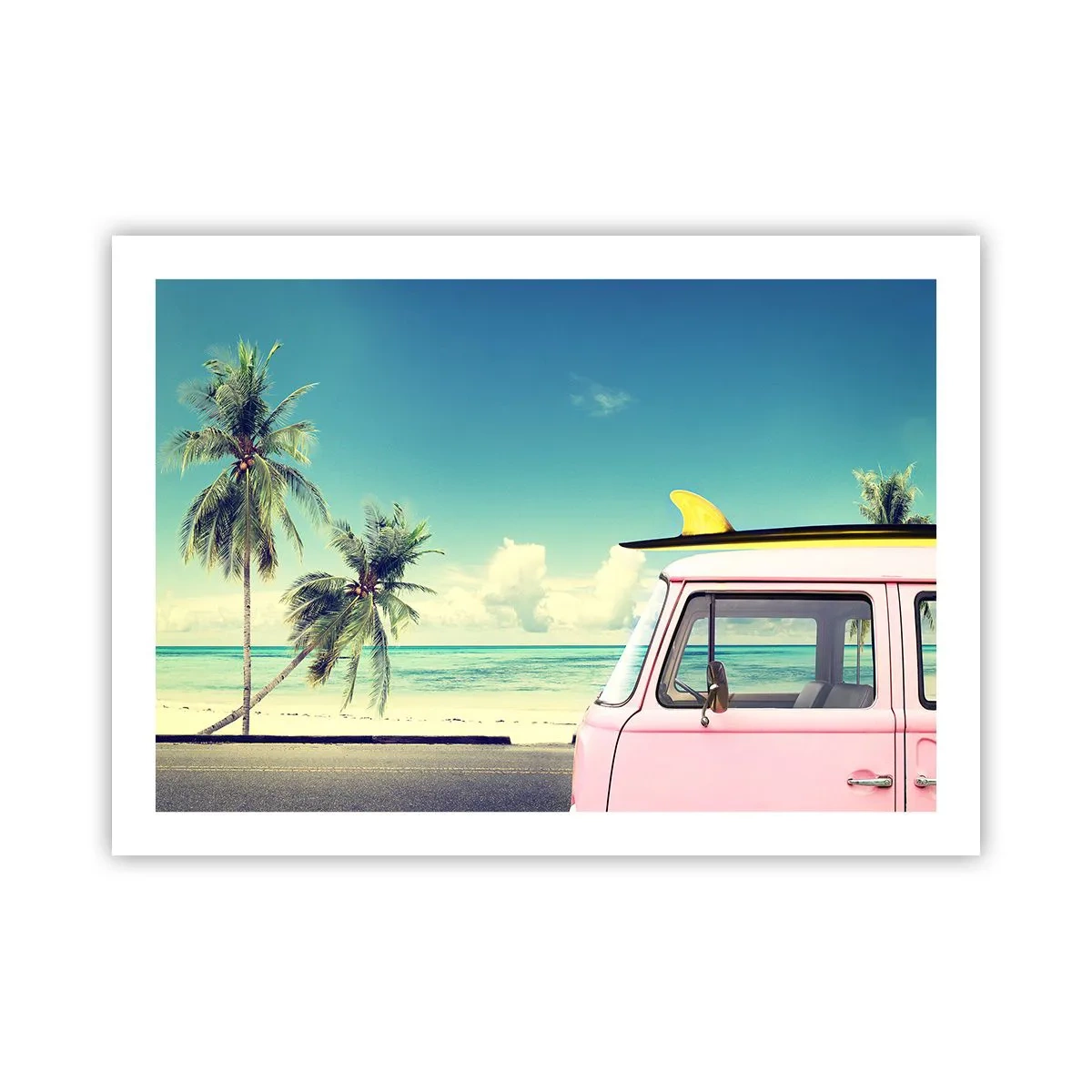 Poster - Tijd om aan je vakantie te beginnen. - 70x50 cm