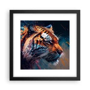 Poster in een zwarte lijst - Wilde schoonheid - 30x30 cm