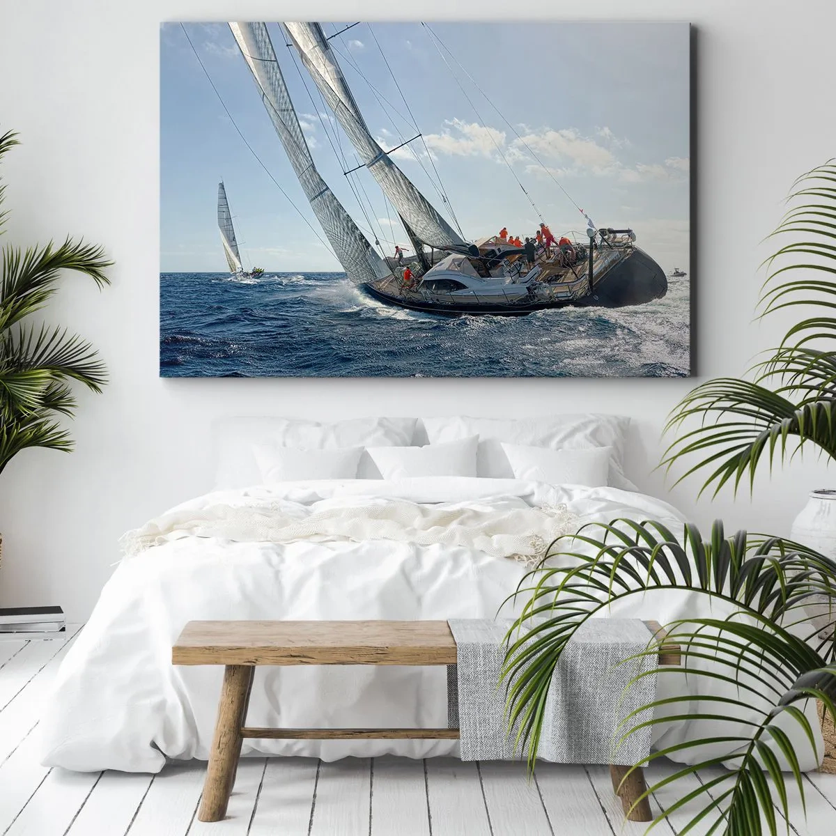 Schilderen op canvas - Laat de betere zegevieren - 100x70 cm