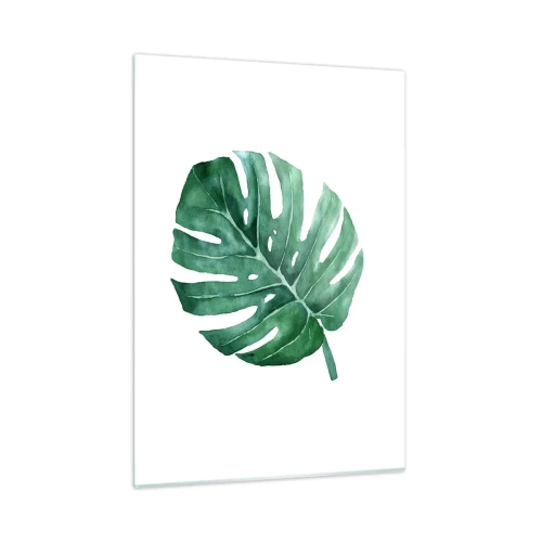 Schilderen op glas - Groen concept - 50x70 cm