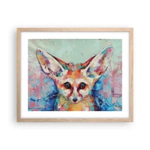 Een poster in een licht eiken lijst - Ben je klaar voor mij? - 50x40 cm