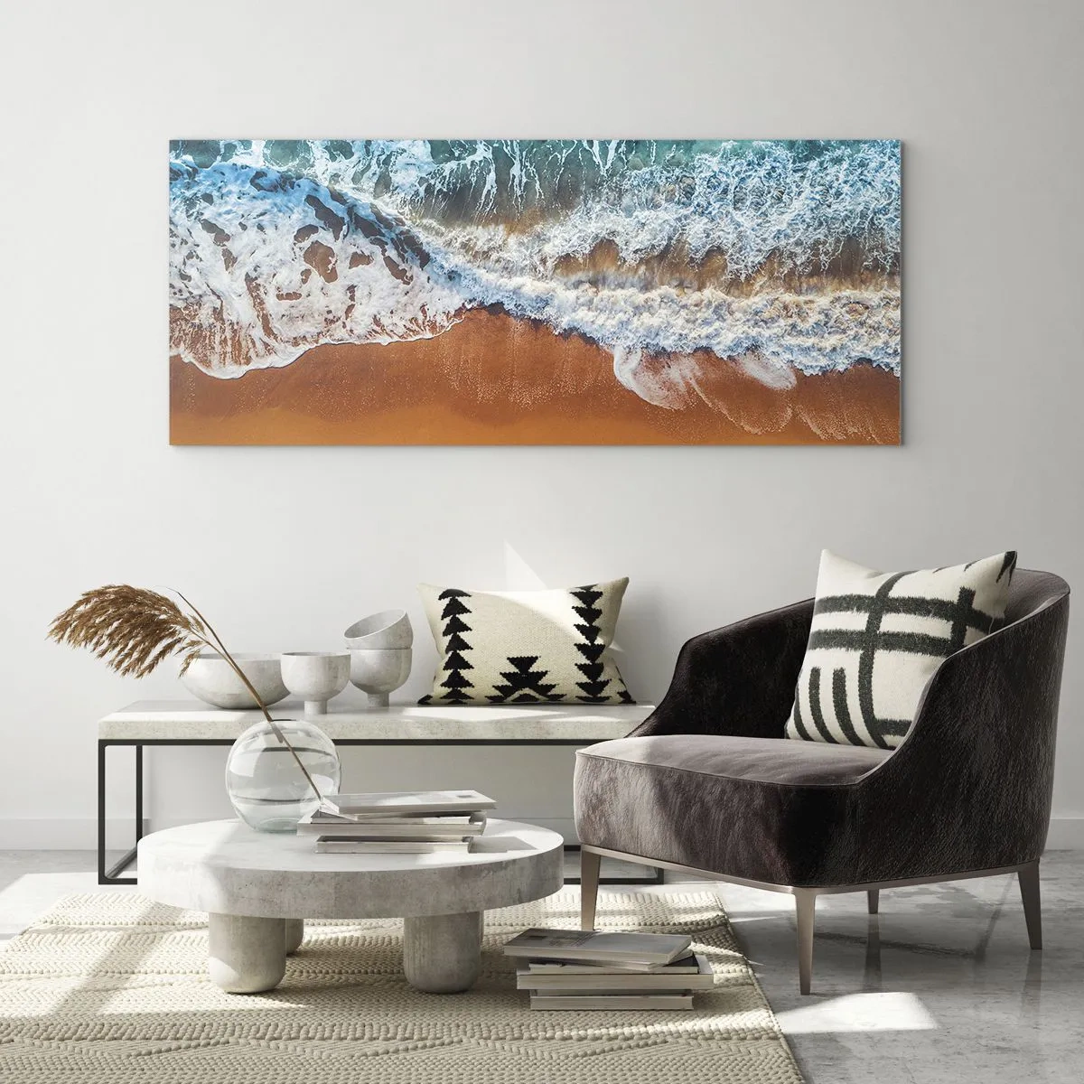 Schilderen op glas - Altijd hand in hand - 120x50 cm