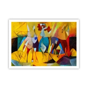 Poster - Zon - leven - vreugde - 100x70 cm