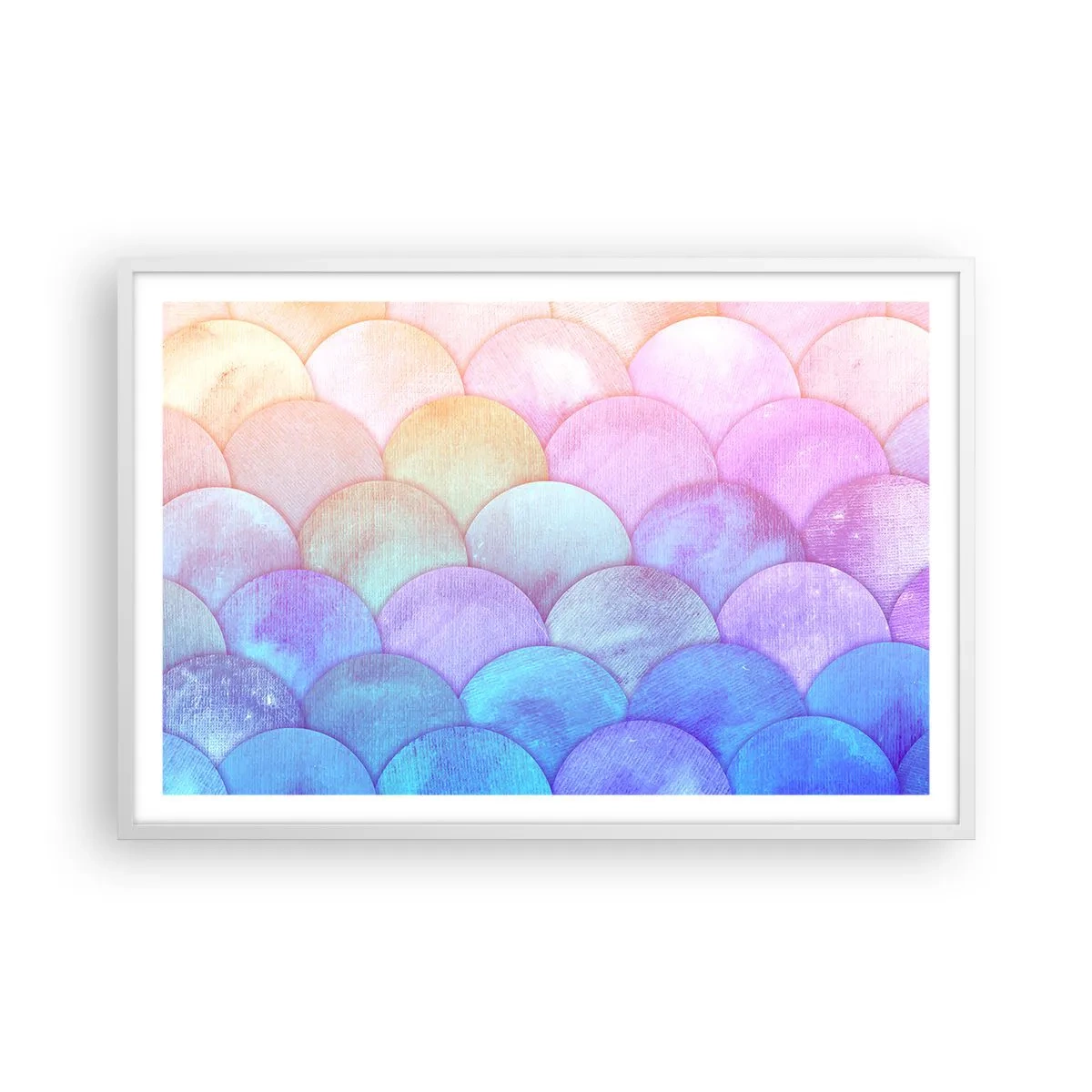 Poster in een witte lijst - Parel schaal - 91x61 cm