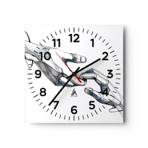 Wandklok - Klok - Een goed gebaar - 30x30 cm