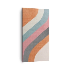 Schilderen op canvas - Diagonale compositie – beweging - 55x100 cm