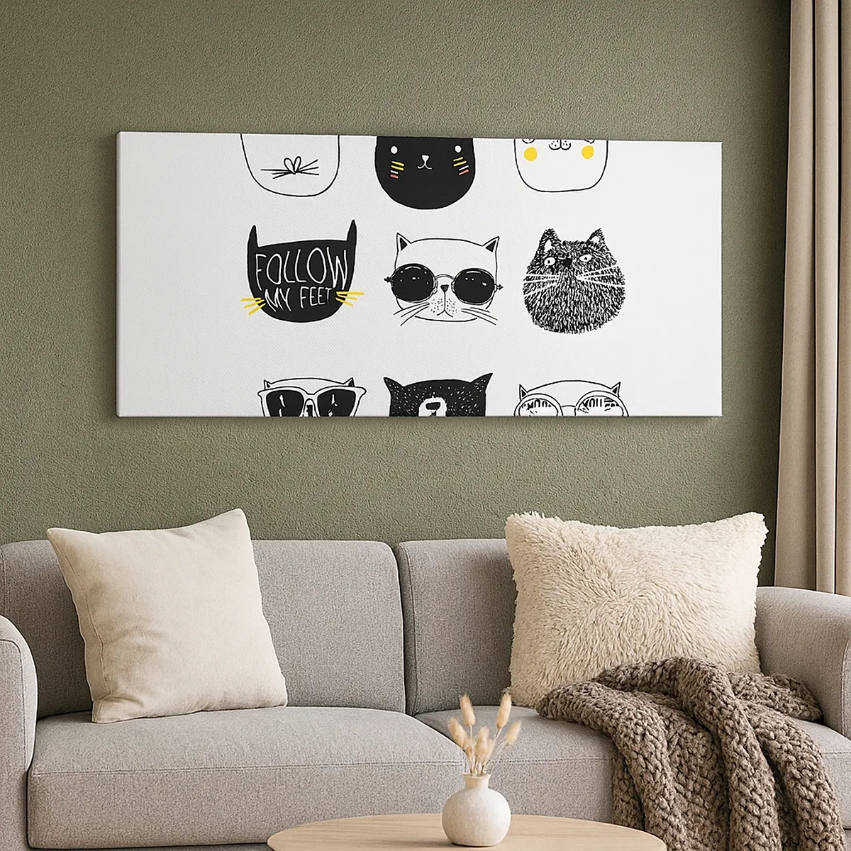 Schilderen op canvas - Iedereen is anders - 30x30 cm