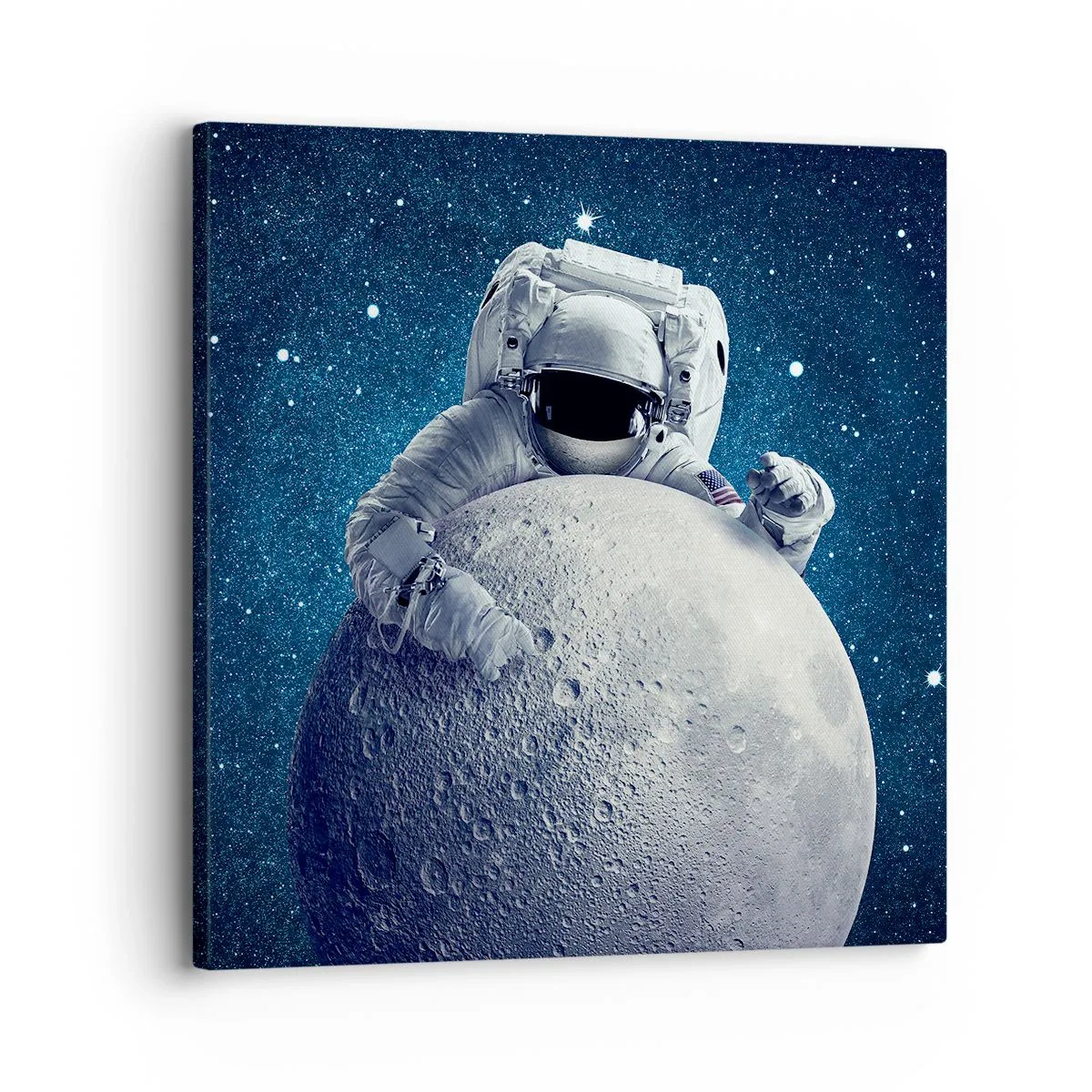 Schilderen op canvas - Ruimte grappenmaker - 30x30 cm