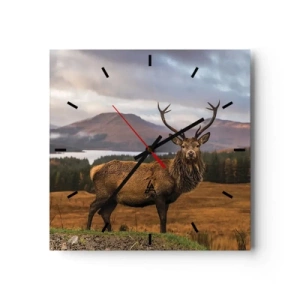 Wandklok - Klok - De majesteit van de natuur - 30x30 cm