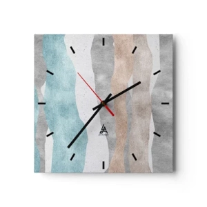 Wandklok - Klok - Een studie van nabijheid - 30x30 cm