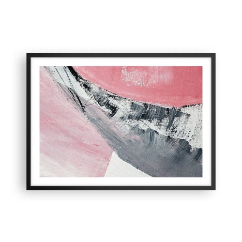 Poster in een zwarte lijst - Bijpassende compositie - 70x50 cm