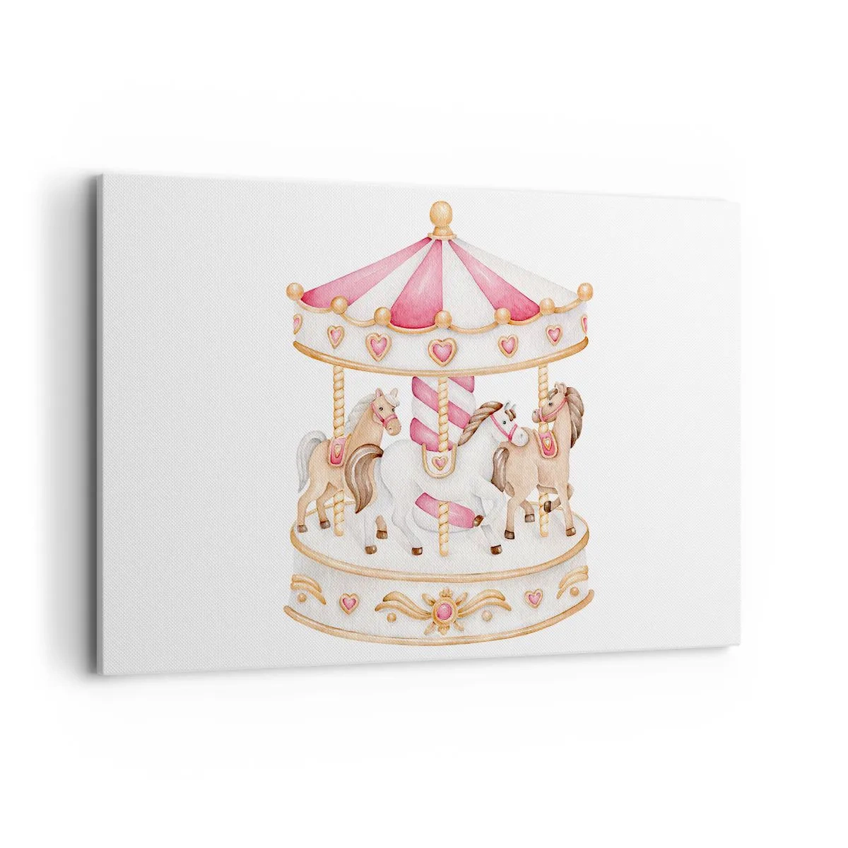 Schilderen op canvas - De zoete kinderwereld - 120x80 cm