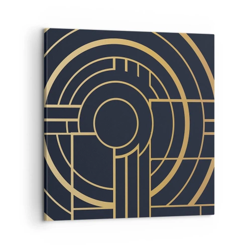 Schilderen op canvas - Draaien van dingen - 60x60 cm