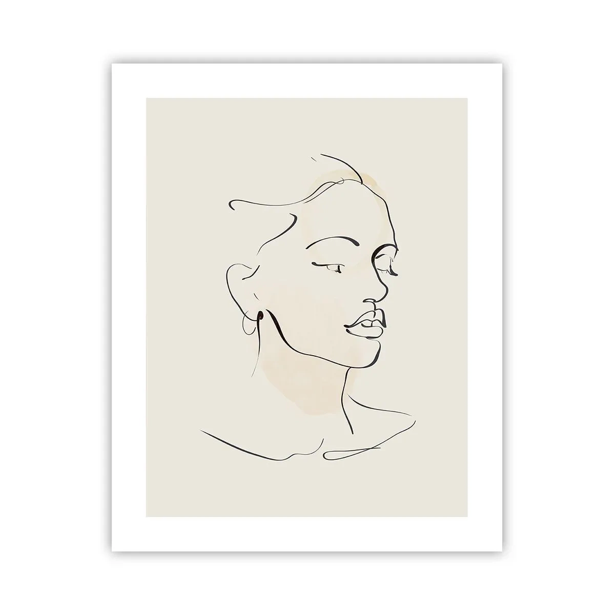 Poster - Een bepaalde lijn - 40x50 cm