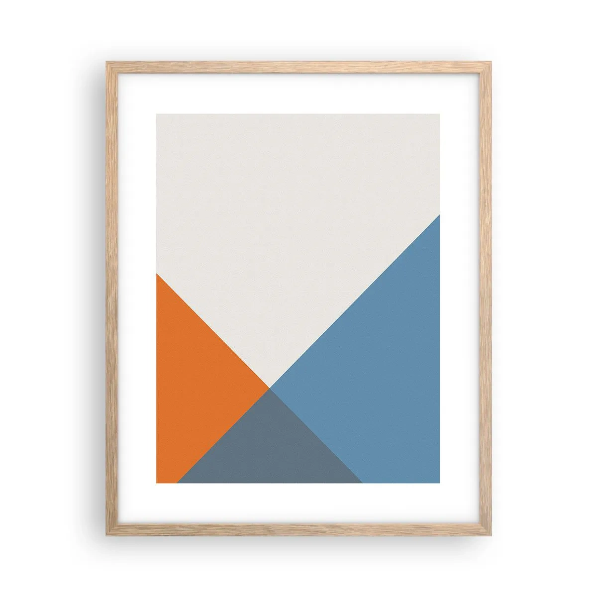 Een poster in een licht eiken lijst - In een hoekje… - 40x50 cm