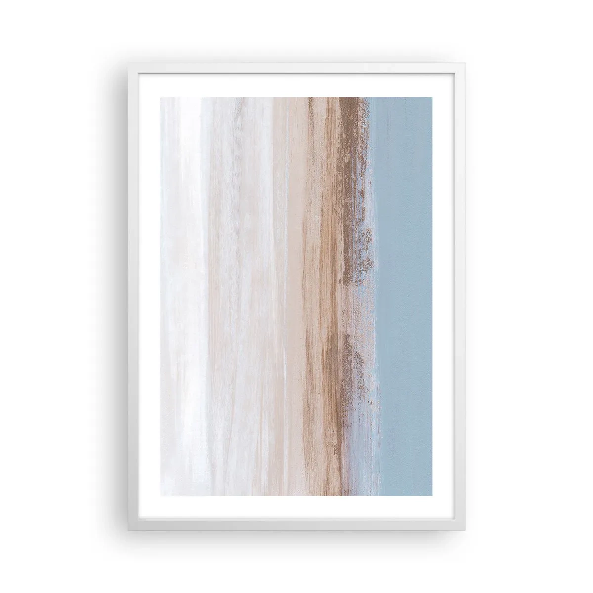 Poster in een witte lijst - Dubbelzinnig landschap - 50x70 cm