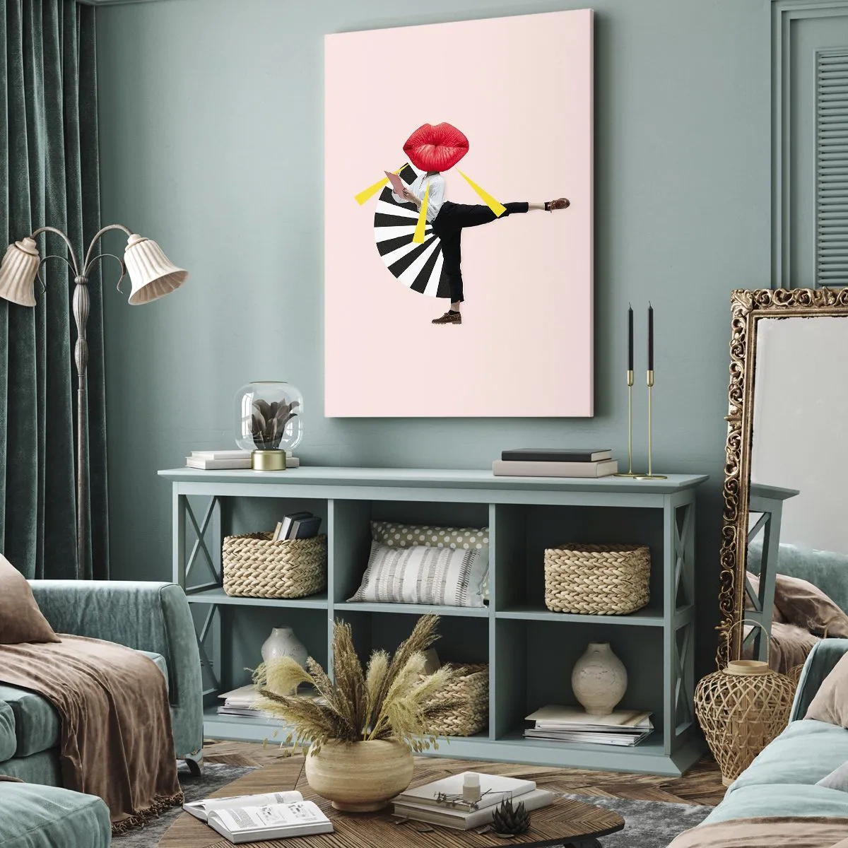 Schilderen op canvas - Surrealistische pop-art - 80x120 cm