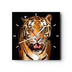 Wandklok - Klok - Wildheid in het hart - 30x30 cm