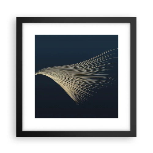 Poster in een zwarte lijst - Als het haar van een engel - 30x30 cm