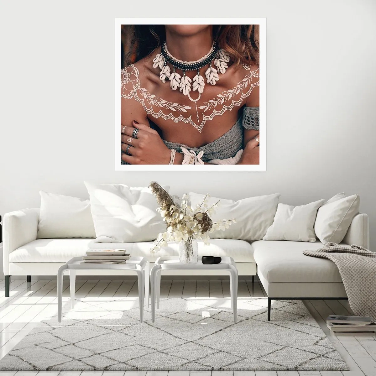 Poster - Talismannen, rituelen van vrouwelijkheid - 40x40 cm