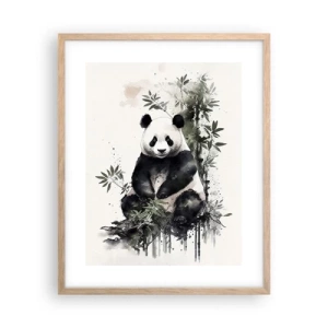 Een poster in een licht eiken lijst - Groeten uit China - 40x50 cm