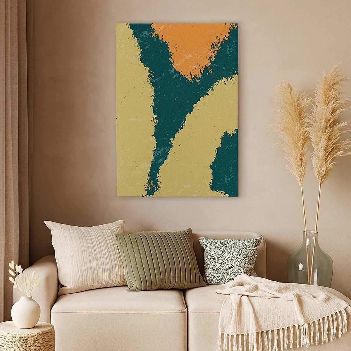 Schilderen op canvas - Abstractie – langzame beweging - 50x70 cm