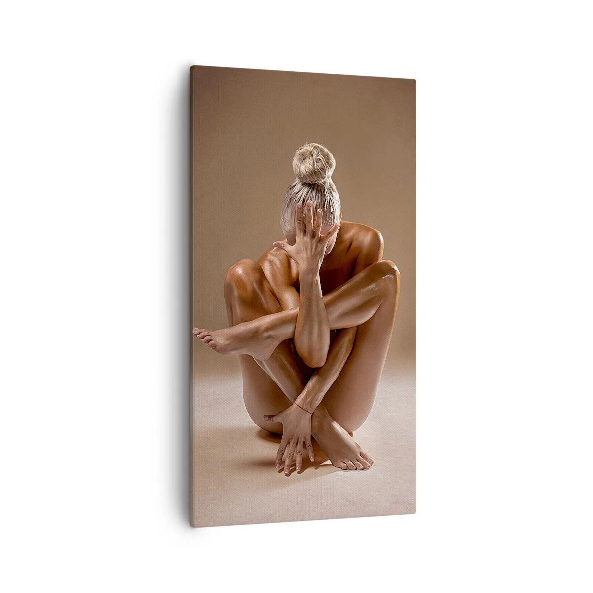 Schilderen op canvas - De eenheid van lichaam en geest - 55x100 cm
