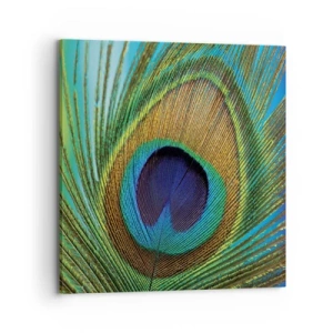 Schilderen op canvas - Oog in oog - 70x70 cm