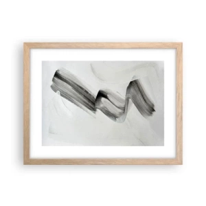 Een poster in een licht eiken lijst - Terloops voor de lol - 40x30 cm