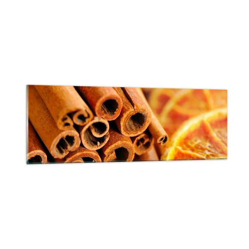 Schilderen op glas - Kun je hun geur ruiken? - 90x30 cm