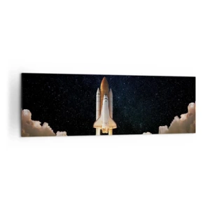 Schilderen op canvas - Advertentie astra! - 160x50 cm