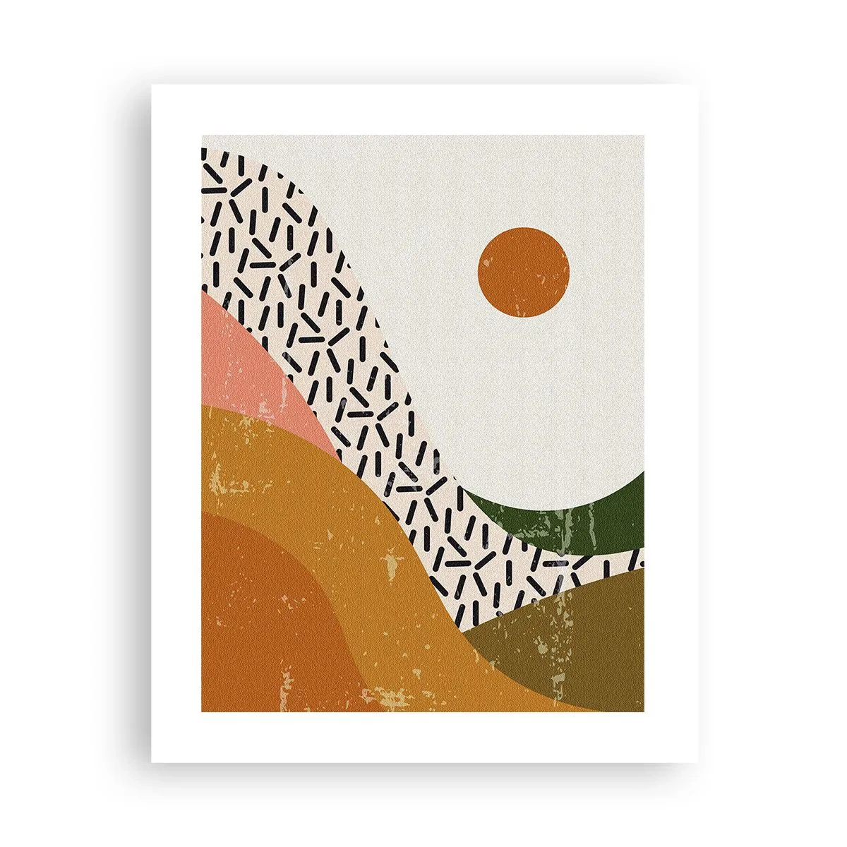 Poster - Zonne-abstractie - 40x50 cm