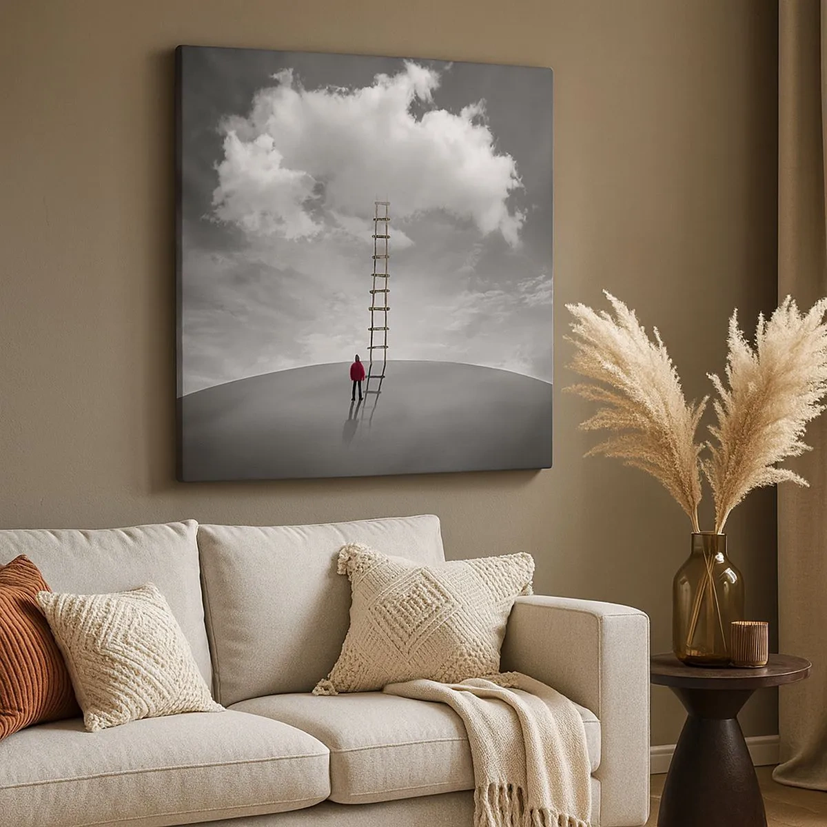 Schilderen op canvas - Alles is mogelijk - 30x30 cm