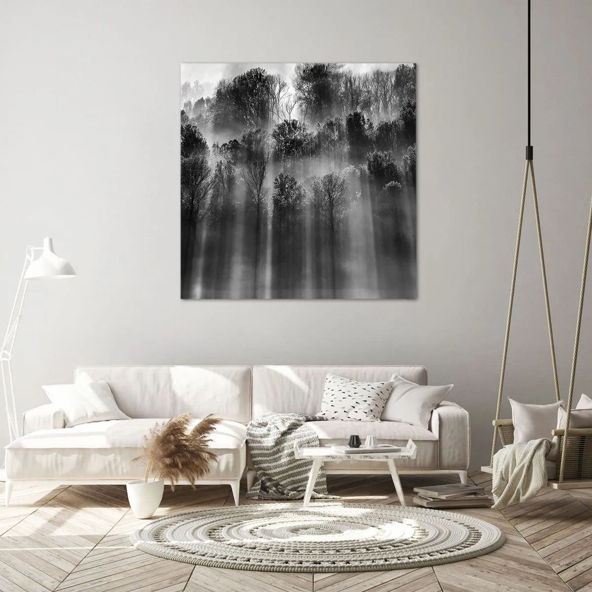 Schilderen op canvas - In stromen van licht - 40x40 cm