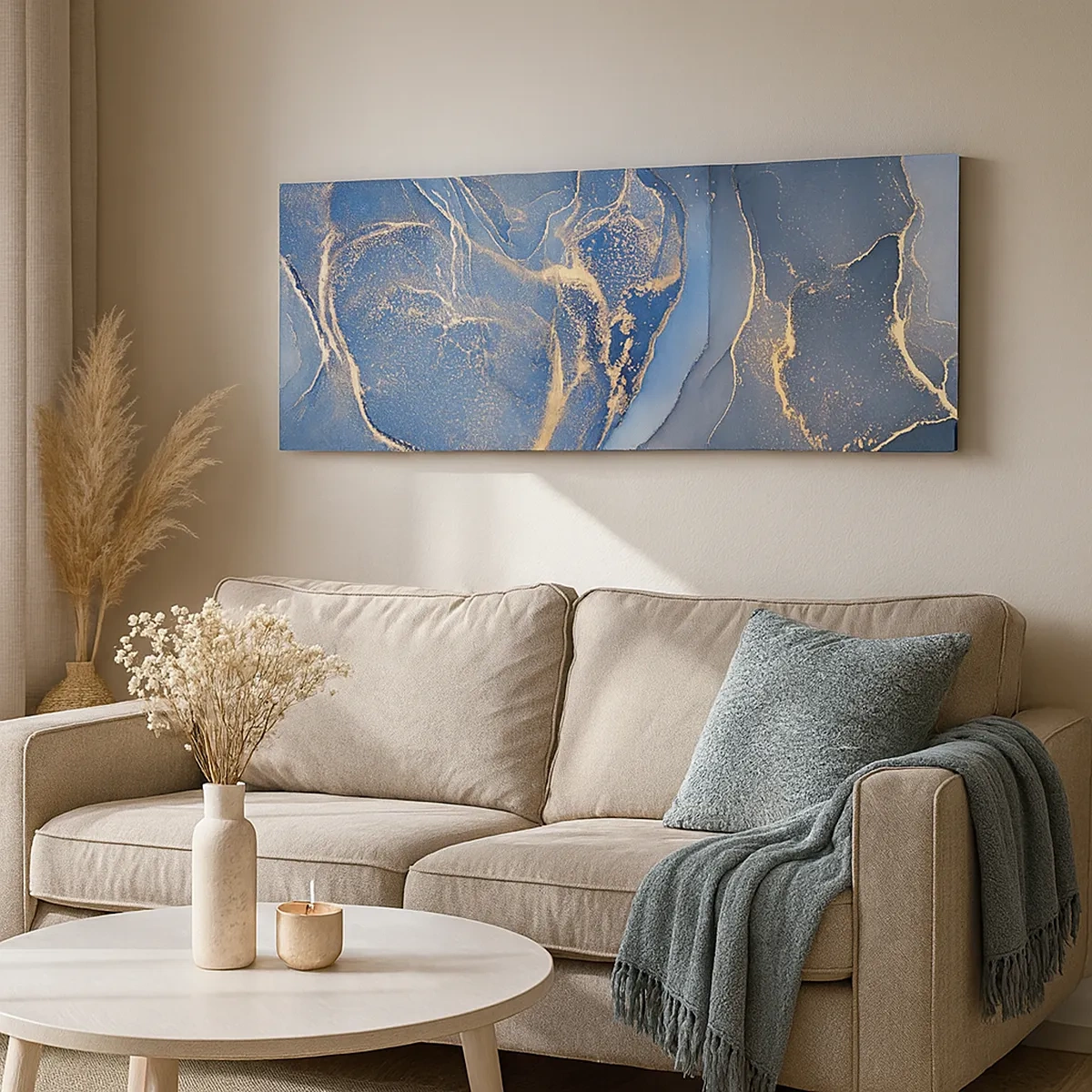 Schilderen op canvas - Goudstof - 30x30 cm