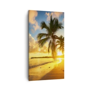 Schilderen op canvas - Caribische droom - 45x80 cm