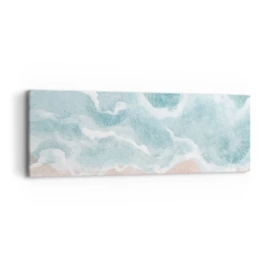 Schilderen op canvas - Wolkenabstractie - 90x30 cm