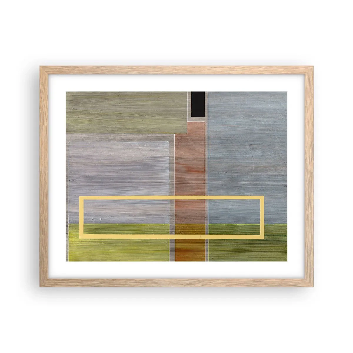 Een poster in een licht eiken lijst - Eenvoudig en rustig - 50x40 cm