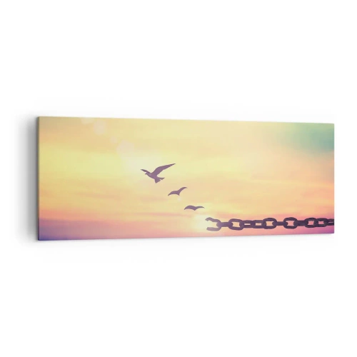 Schilderen op canvas - De overwinning van vrijheid - 140x50 cm