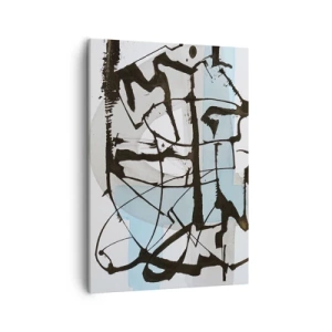 Schilderen op canvas - Toch blauw - 50x70 cm