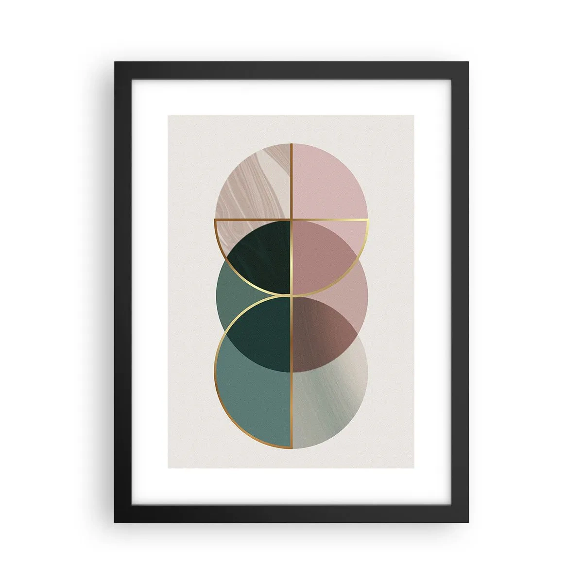 Poster in een zwarte lijst - Wiel voor wiel... - 30x40 cm