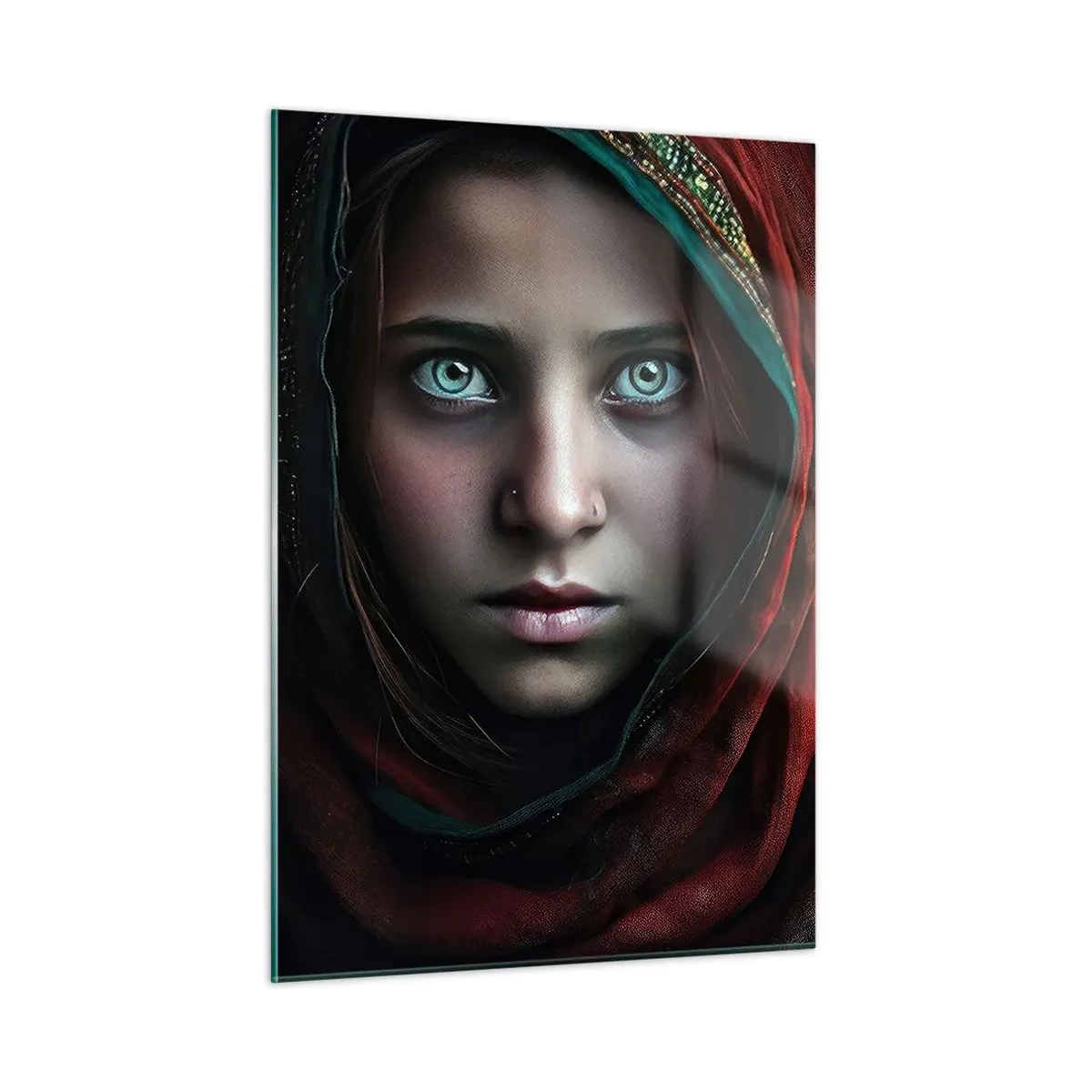 Schilderen op glas - Oosterse prinses - 50x70 cm