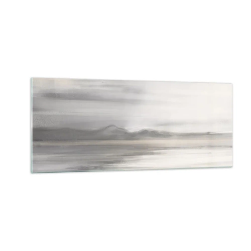 Schilderen op glas - Afstand in reflectie - 100x40 cm
