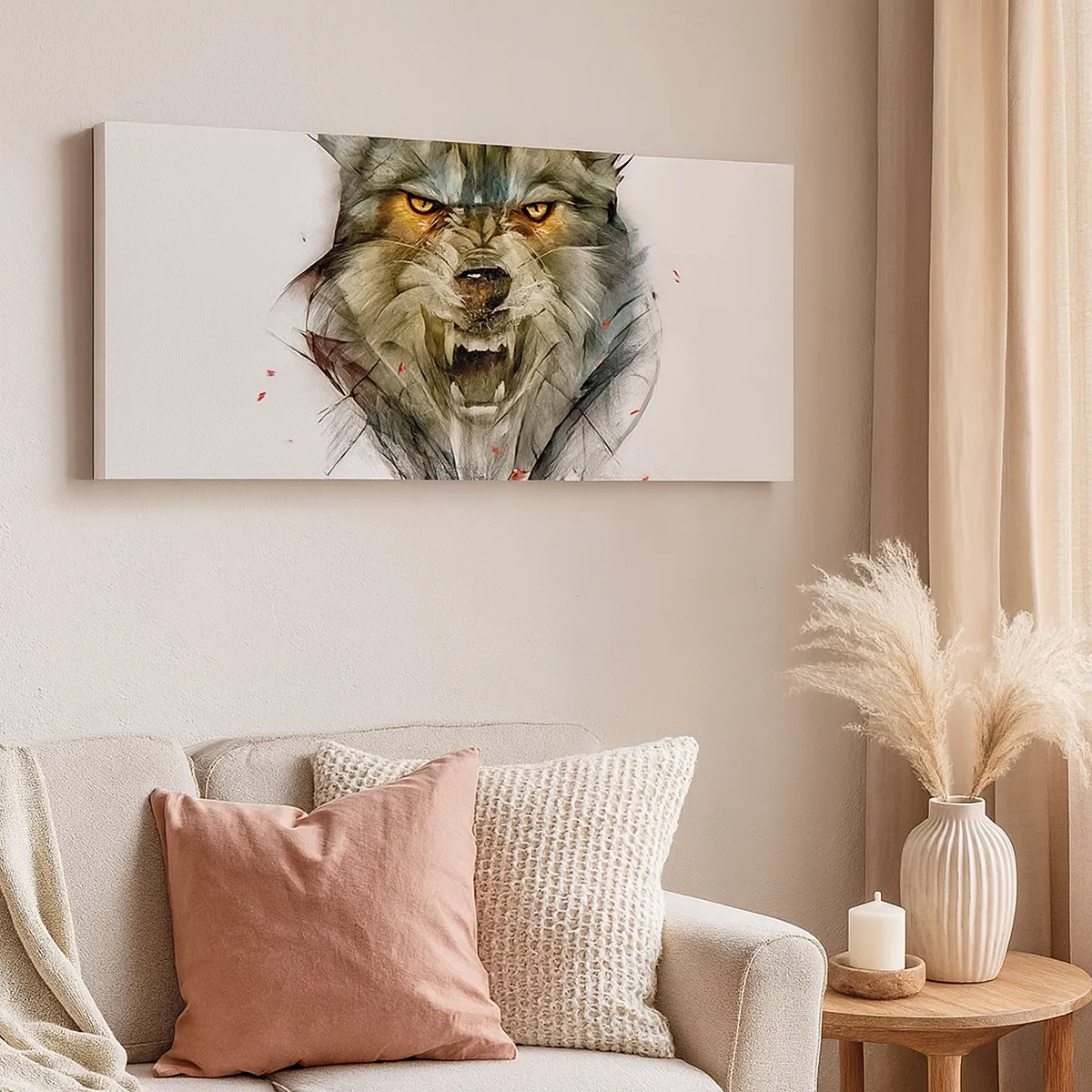 Schilderen op canvas - Blijf staan! - 30x30 cm