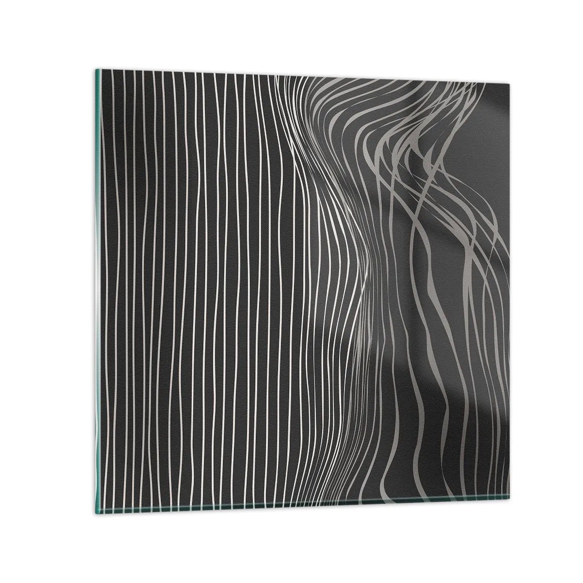 Schilderen op glas - Ritme en accent - 70x70 cm