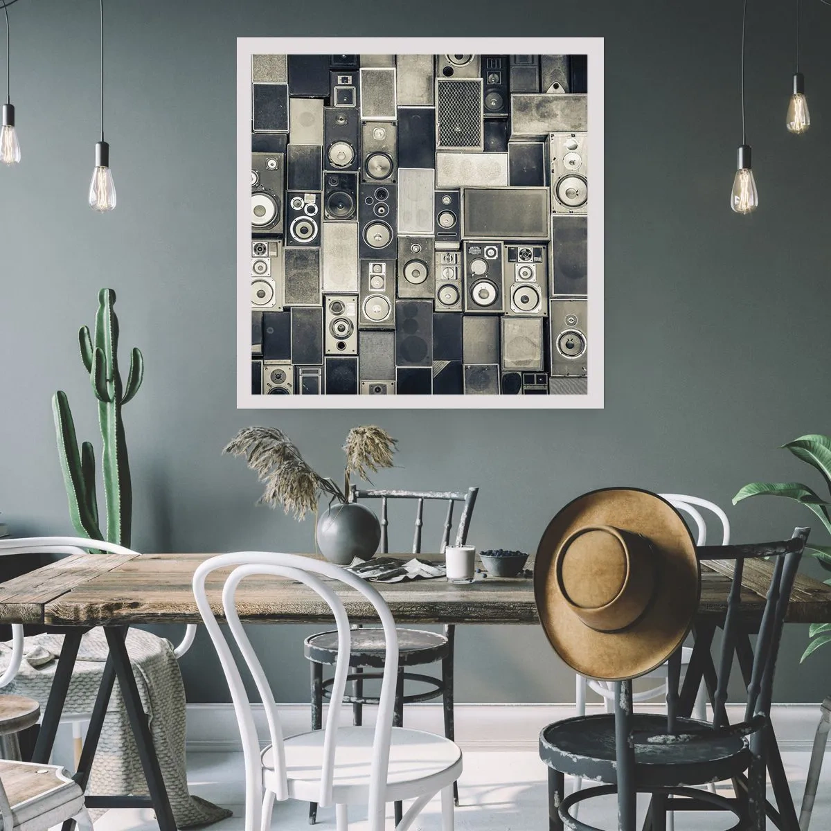 Poster - En alles is goed - 40x40 cm
